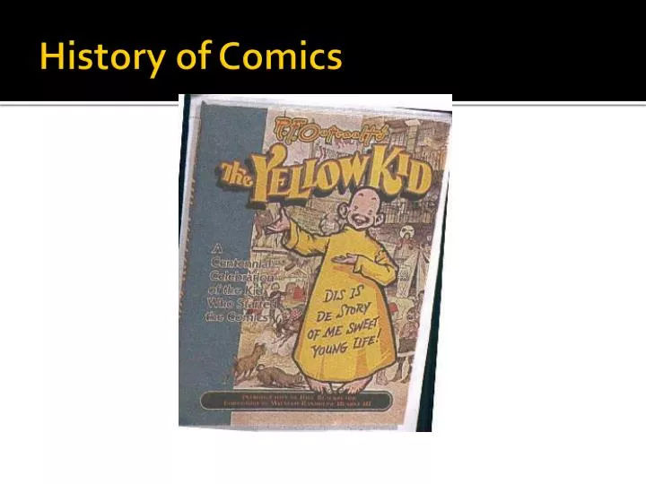 history of comics