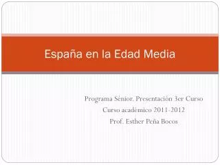 espa a en la edad media