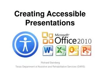 Creating Accessible Presentations