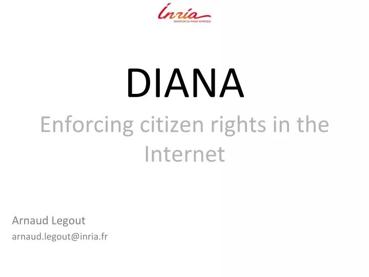 diana enforcing citizen rights in the internet