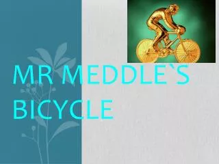 Mr Meddle`s bicycle