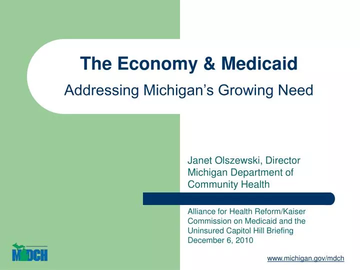 the economy medicaid addressing michigan s growing need