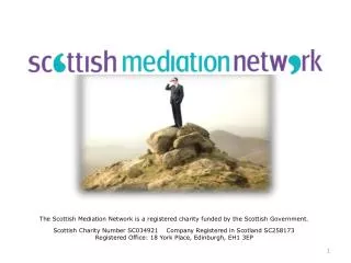 The Scottish Mediation Network is a registered charity funded by the Scottish Government.
