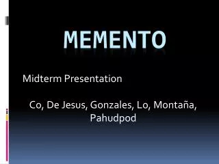 Memento