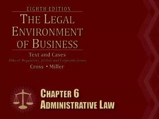 Chapter 6 Administrative Law