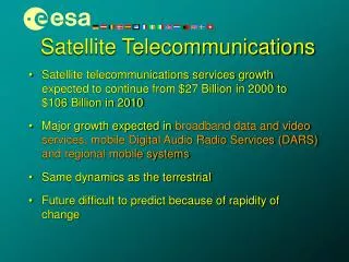 Satellite Telecommunications