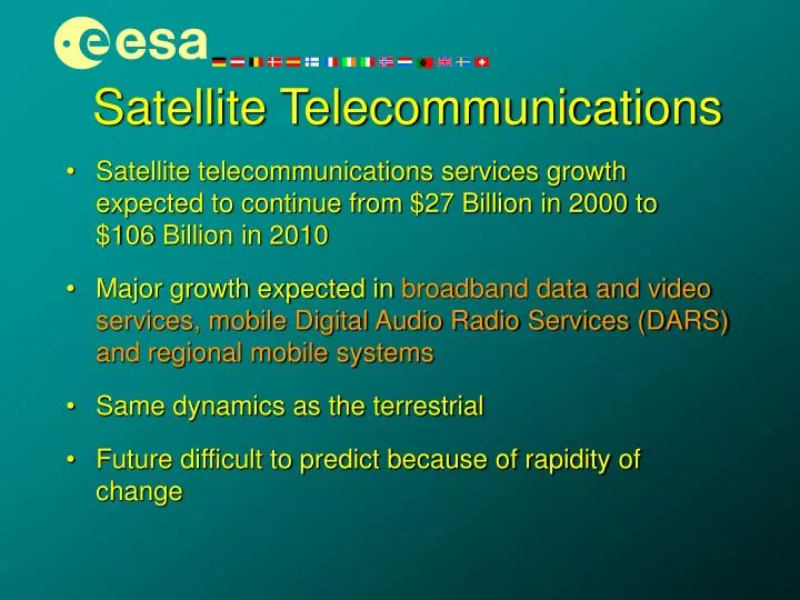 satellite telecommunications