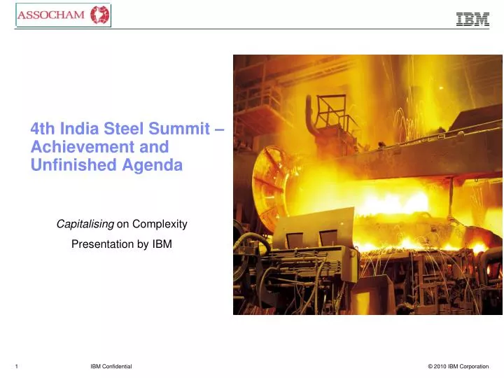 4th india steel summit achievement and unfinished agenda