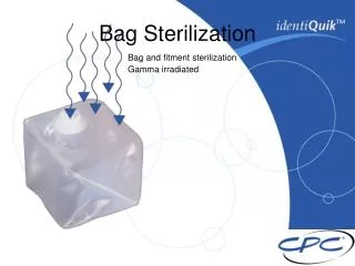 Bag Sterilization