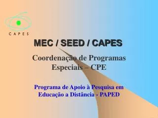 mec seed capes