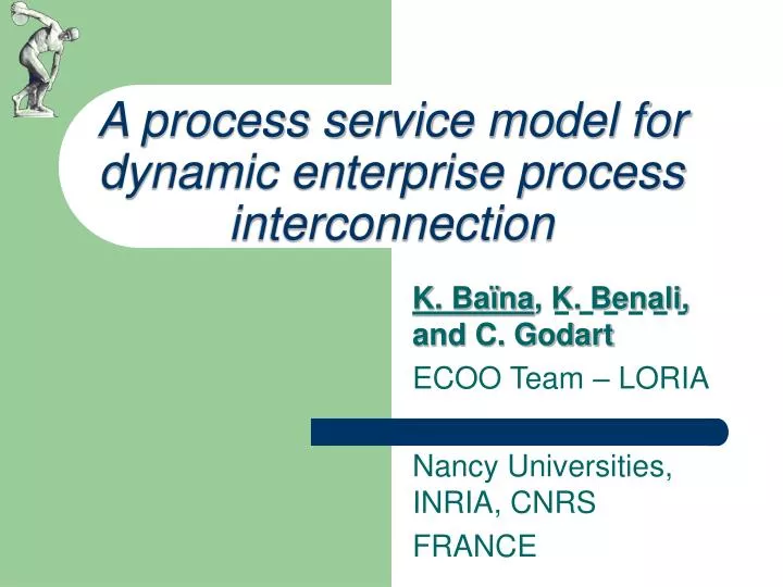 a process service model for dynamic enterprise process interconnection