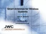 Smart Antennas for Wireless Systems - slide 1