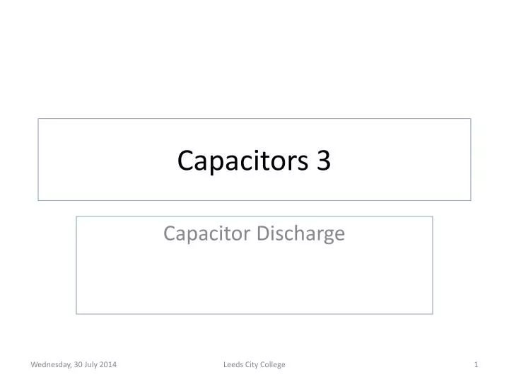 capacitors 3