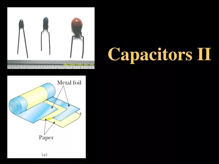 capacitors ii