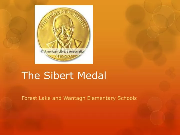 the sibert medal