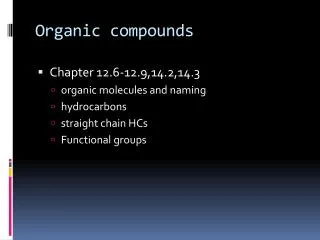 Organic compounds