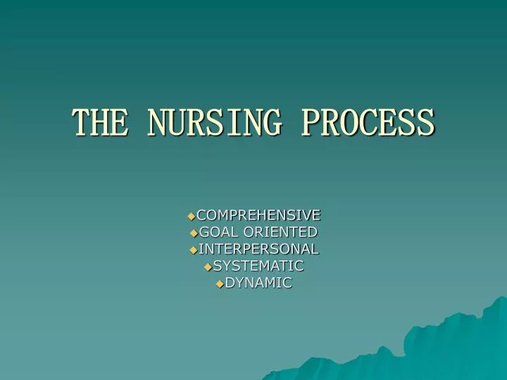 the nursing process