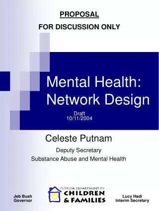Mental Health: Network Design