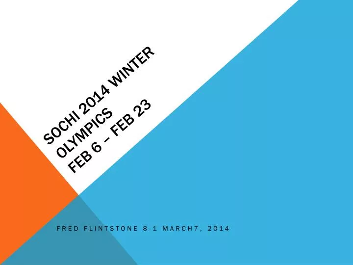 sochi 2014 winter olympics feb 6 feb 23