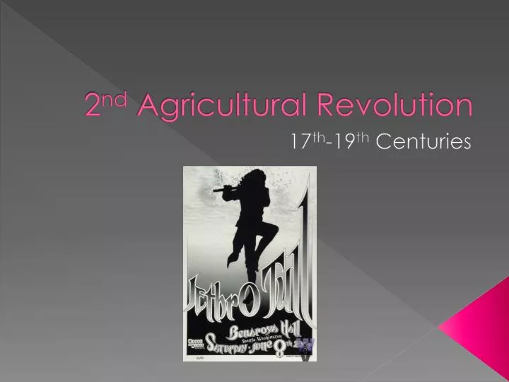 2 nd agricultural revolution