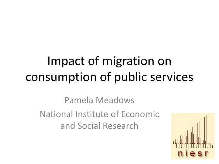 impact of migration on consumption of public services