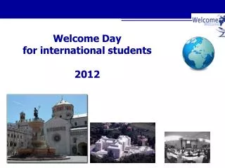 Welcome Day for international students 2012