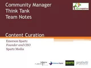 Community Manager Think Tank Team Notes Content Curation