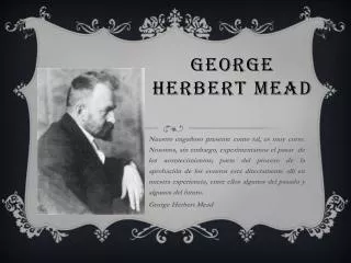 george herbert mead