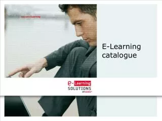 E-Learning catalogue