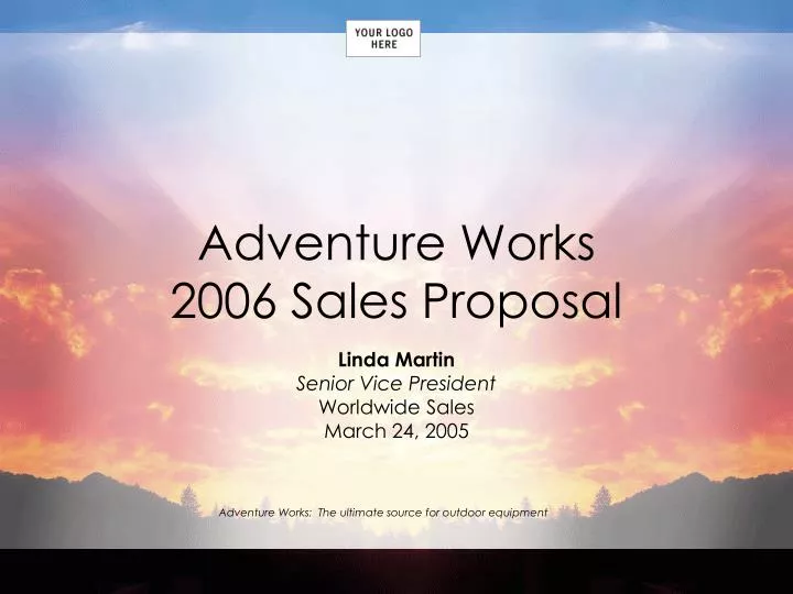 adventure works 2006 sales proposal