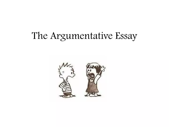 the argumentative essay