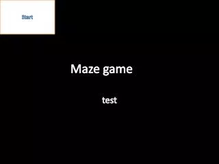 Maze game v1