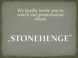 stonehenge