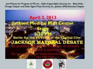 Battle for the FUTURE of the Capital City: JACKSON MAYORAL DEBATE