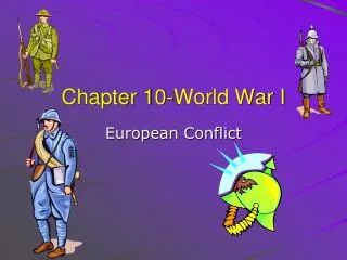 Chapter 10-World War I