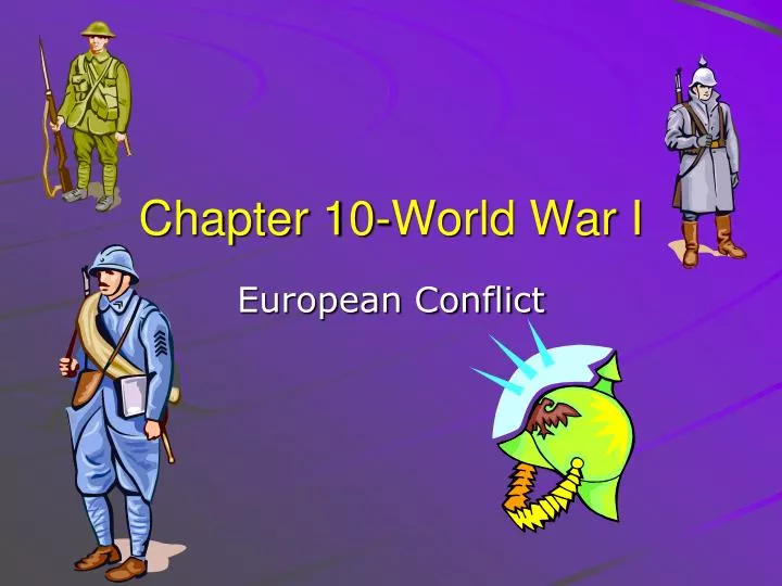 chapter 10 world war i