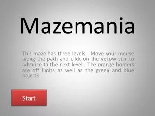 Mazemania