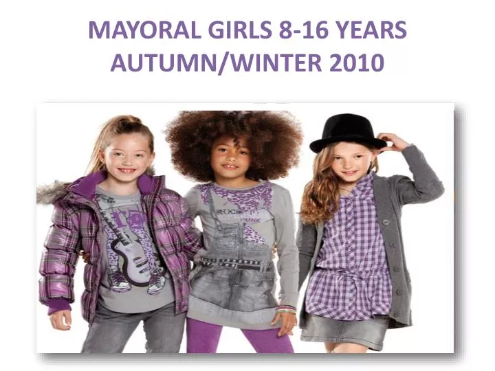 mayoral girls 8 16 years autumn winter 2010