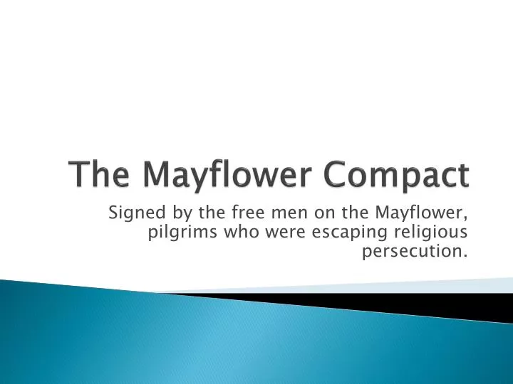 the mayflower compact