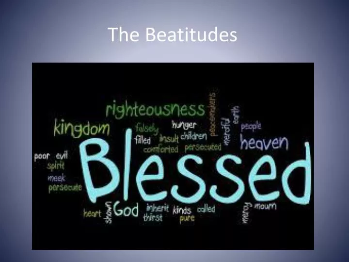 the beatitudes