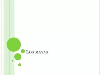 los mayas