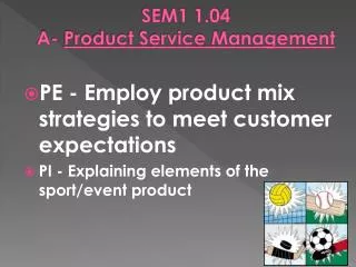 SEM1 1.04 A- Product Service Management