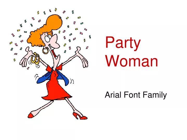 party woman