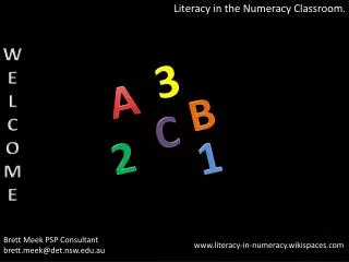 Literacy in the Numeracy Classroom.