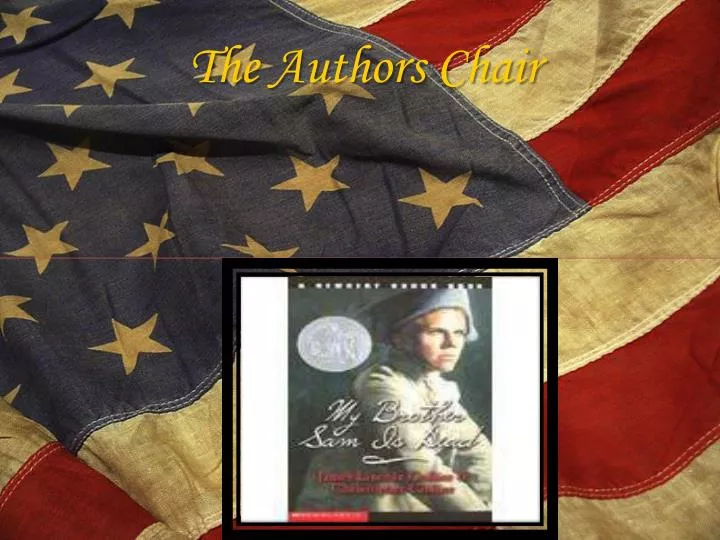 the authors chair