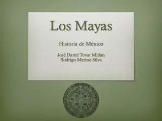los mayas