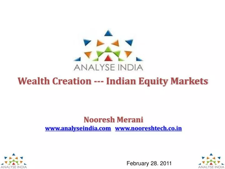 wealth creation indian equity markets