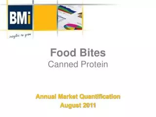 Food Bites Canned Protein