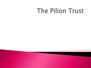The Pilion Trust