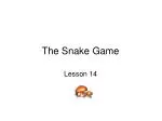 The Snake Game - slide 1
